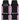 Carbella 4-Piece Sparkle Glitter Front Floor Mats and Rear Floor Mats - Purple