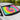 Colorful Rainbow Tie Dye Front Windshield Sunshade-Multi-Colored Double Bubble Accordion Folding Auto Shade for Car Truck SUV-Blocks UV Rays Sun Visor Protector-Keeps Your Vehicle Cool- 58 x 27 in