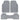 BDK 3-Piece ProLiner Front Floor Mats and Rear Floor Mats - Heavy Duty, All Weather, Trim to Fit - Gray