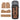 MotorTrend 4-Piece 3-Rows Extra-High Ridgeline Front Floor Mats, Middle Floor Mat, and Rear Floor Mat - Beige