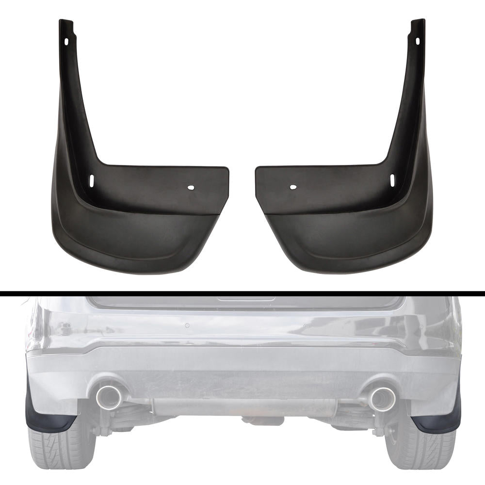 BDK Car Mud Flaps Splash Guard Fenders for Front or Rear Tires w/Hardware - Easy Installation/Universal Fit (GD-060)