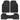BDK 3-Piece ProLiner Front Floor Mats and Rear Floor Mats - Heavy Duty, All Weather, Trim to Fit - Black