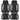 MotorTrend 4-Piece Shield Two-Tone Gloss Front Floor Mats and Rear Floor Mats - Heavy Duty, All Weather, Trim to Fit - Silver