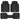 CAT 3-Piece ToughRide Rubber Front Floor Mats and Rear Floor Mats - Heavy Duty, All Weather, Trim to Fit