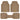 CAT 3-Piece ToughRide Rubber Front Floor Mats and Rear Floor Mats - Heavy Duty, All Weather, Trim to Fit
