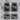 CAT 4-Piece Two-Tone Metallic-Look Front Floor Mats and Rear Floor Mats - Heavy Duty, All Weather, Trim to Fit - Gray/Black