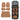 MotorTrend 4-Piece FlexTough Deep Dish Front Floor Mats, Rear Floor Mat, and Trunk/Cargo Mat - Heavy Duty, All Weather, Trim to Fit - Beige