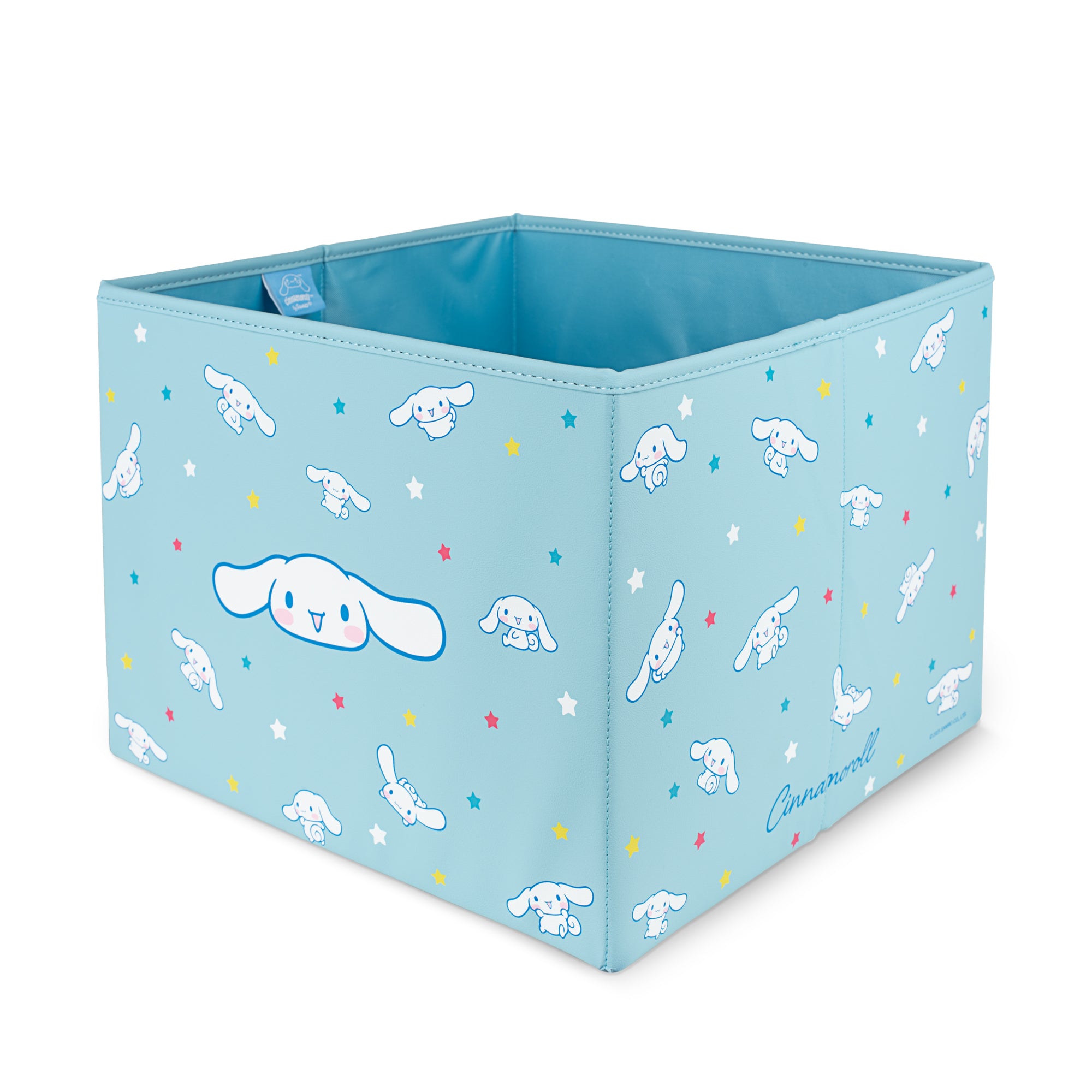 Sanrio Cinnamoroll Car Trunk Organizer and Storage Bin - Collapsible Simple Compartment Convenient Heavy Duty, Fold Up for Easy Storage Box, Automotive Seat Cargo Groceries Tools - 12.5L x 12.5W x 9H
