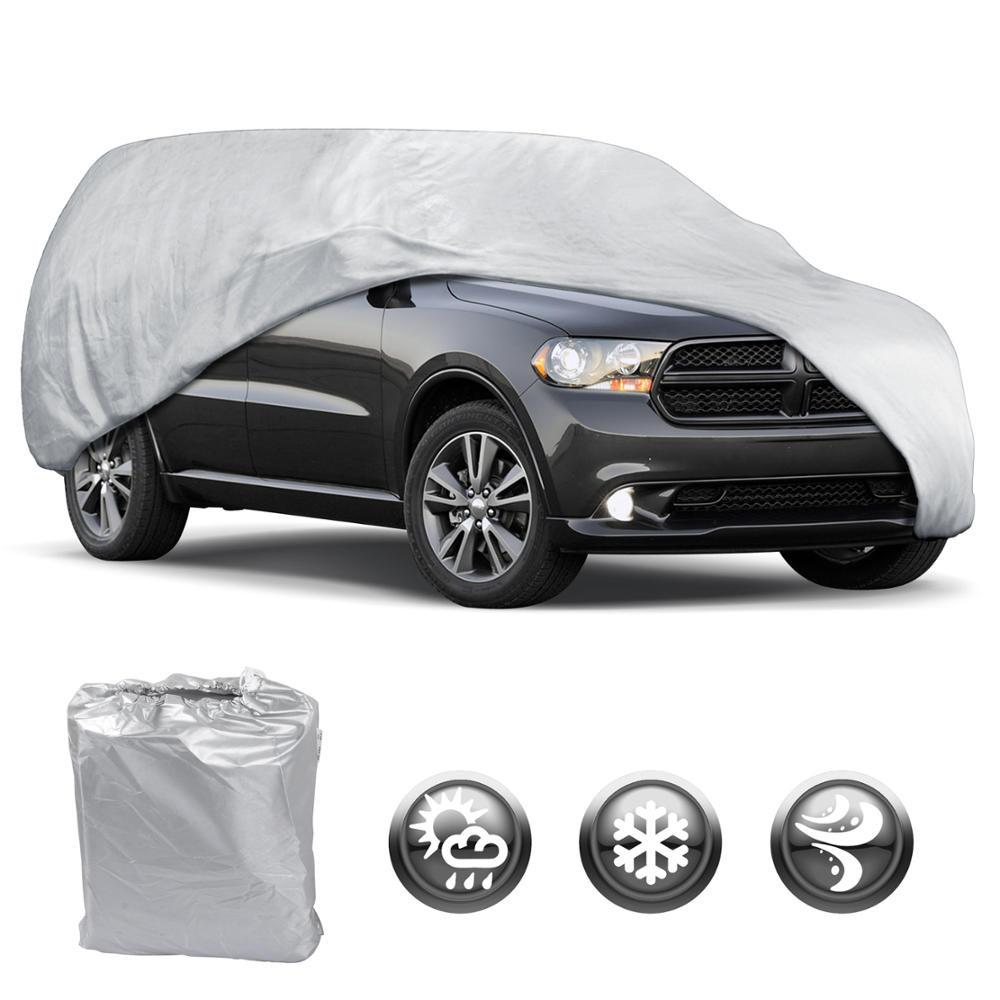 MotorTrend WeatherWear Single Poly Layer All Season Water-Proof Vehicle Cover for Toyota Land Cruiser