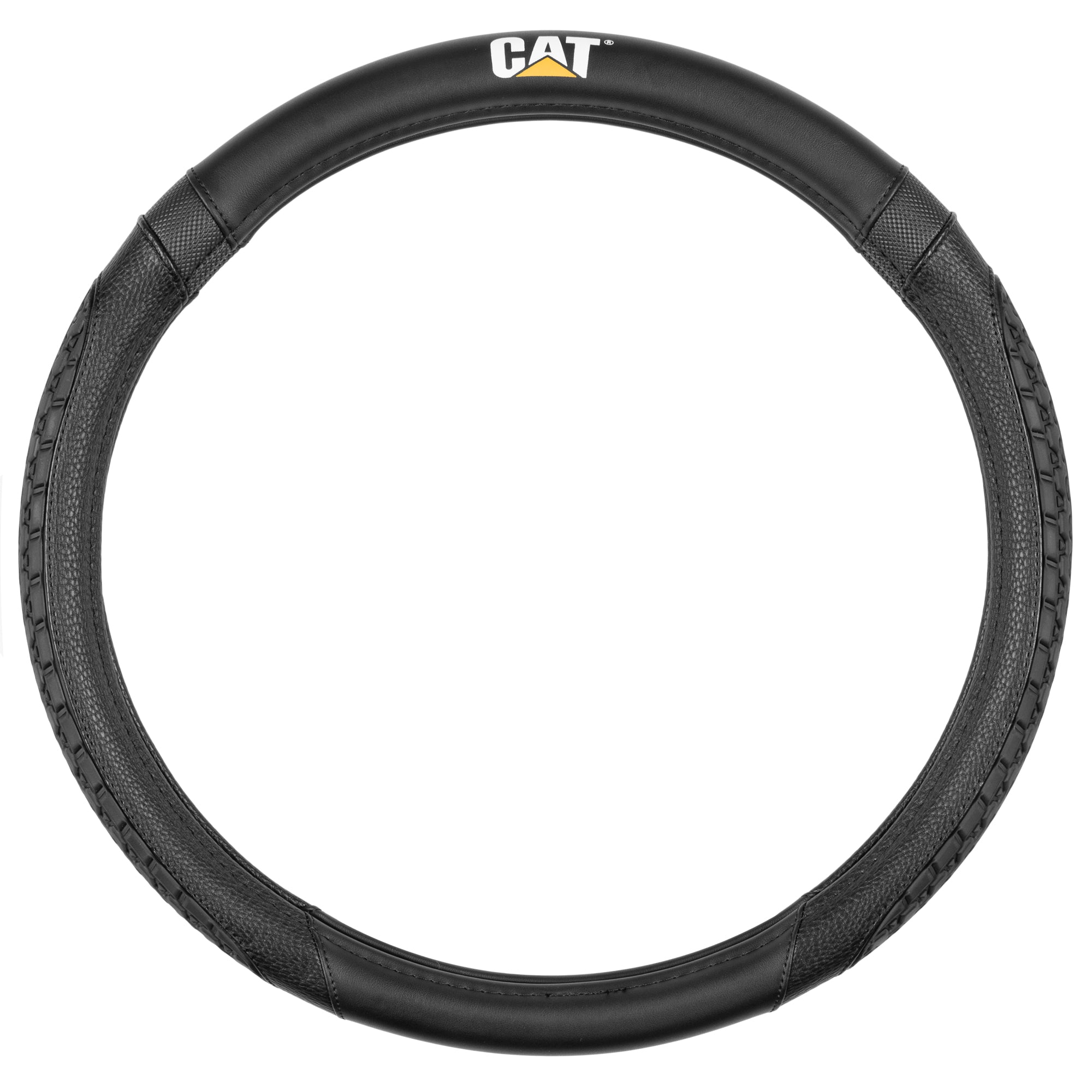 CAT DuraGrip Steering Wheel Cover with Traction Grips for RVs, Semi-Trucks, Trucks, and Big Rigs XXL (Fits 17.5" - 18")