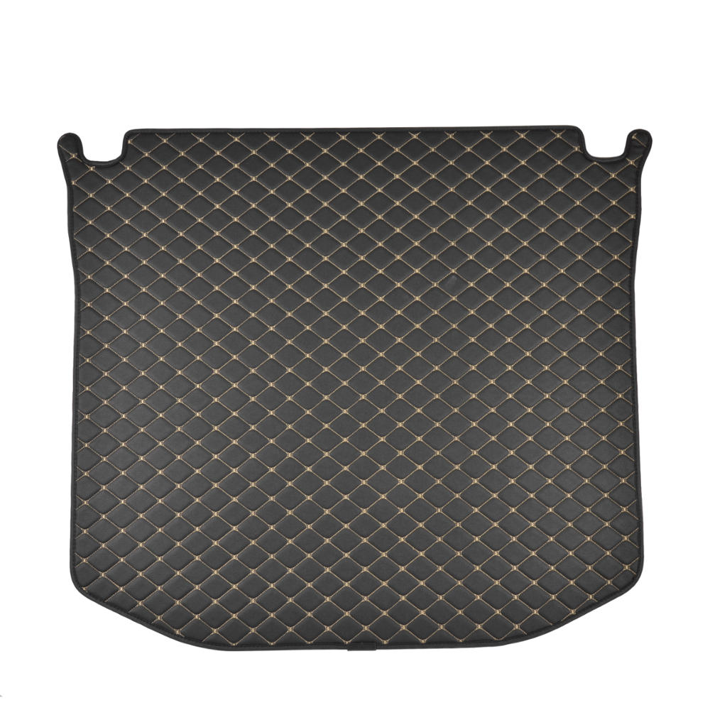 BDK Custom Fit Diamond Stitch Leatherette Trunk/Cargo Liner Mat for Jeep Grand Cherokee (2014 - 2016)