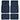 BDK 4-Piece Premium Carpet Non-Slip Heel Pad Front Floor Mats and Rear Floor Mats - Blue