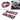 BDK 12-Piece Pink Tiger Front Seat Covers, Rear Seat Covers, Seat Belt Pads, and Steering Wheel Cover (Fits 14.5" - 15.5")