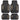 MotorTrend 4-Piece Shield Two-Tone Gloss Front Floor Mats and Rear Floor Mats - Heavy Duty, All Weather, Trim to Fit - Gray
