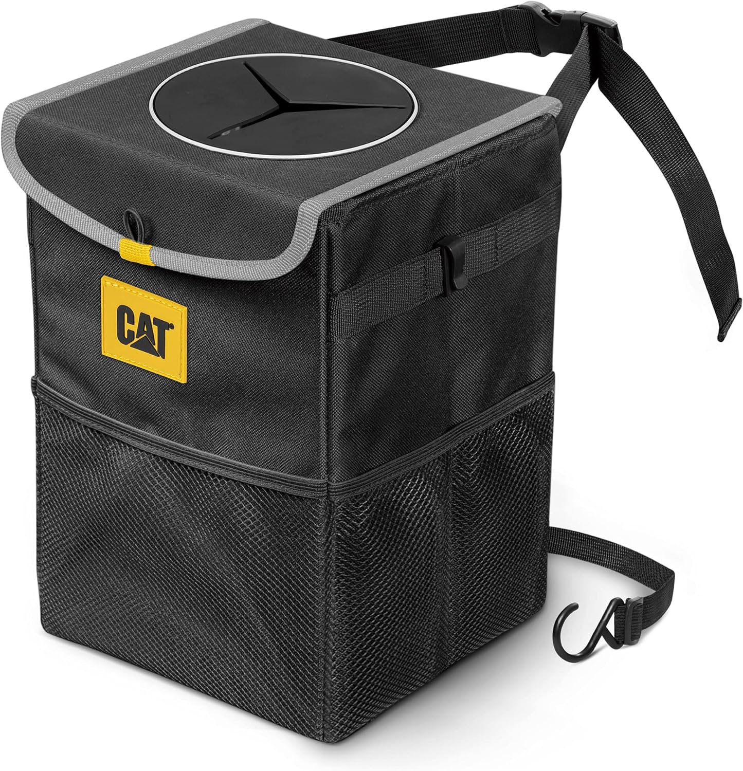 CAT Premium Car Trash Can Waste Bin, Water-Proof & Leak-Proof (8" x 7.5" x 11.75")