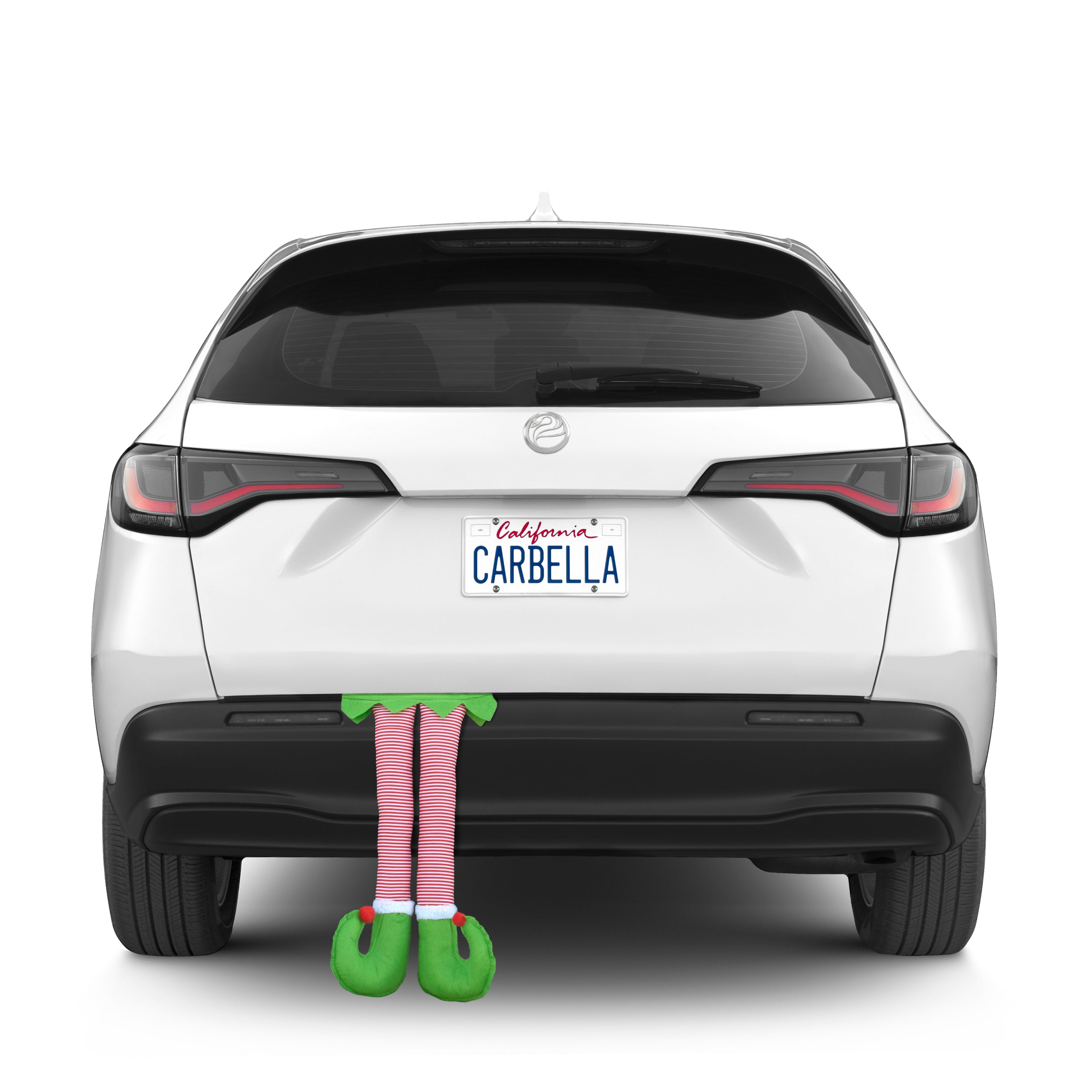 Carbella Trunk/Cargo Holiday Elf Legs Decoration