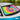 BDK Rainbow Tie-Dye Front Windshield Sunshade (58" x 27")