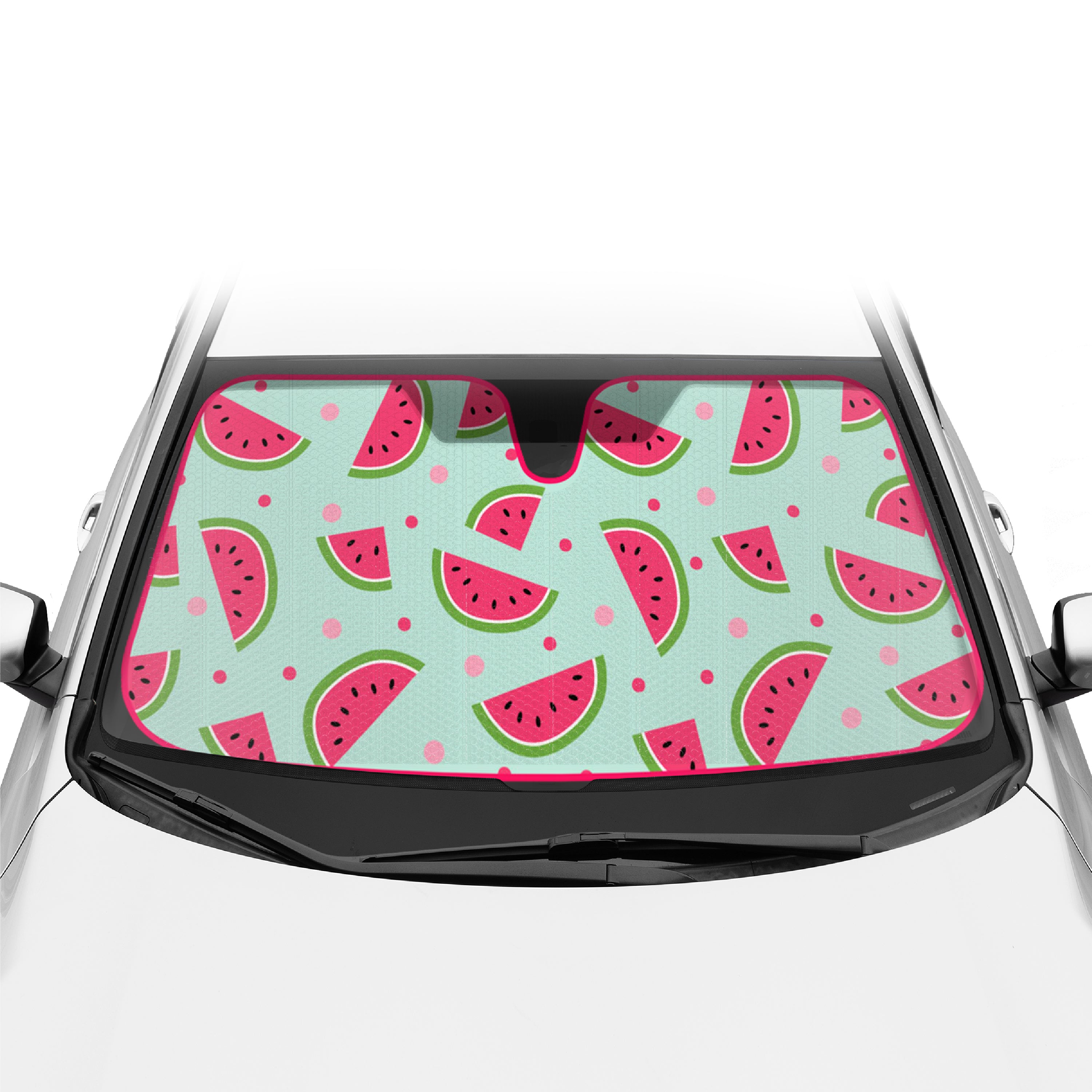 BDK Fresh Watermelons Front Windshield Sunshades (58" x 27")