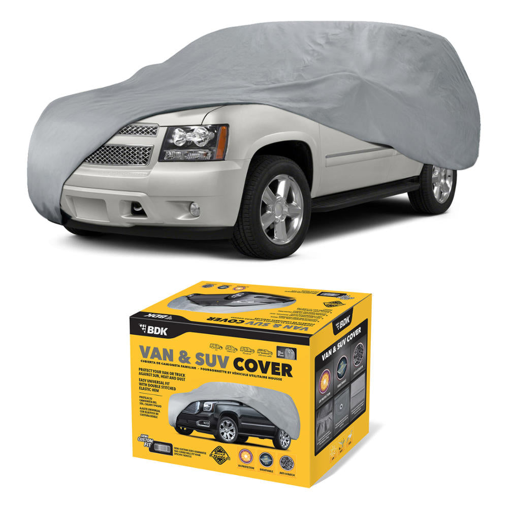 BDK All Weather Guard Poly-1 Standard Van/SUV Cover - L (Up to 185" L x 72" W x 56" H)