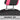 BDK 9-Piece UltraSleek Two-Tone Front Seat Covers and Rear Seat Covers - Black/Pink