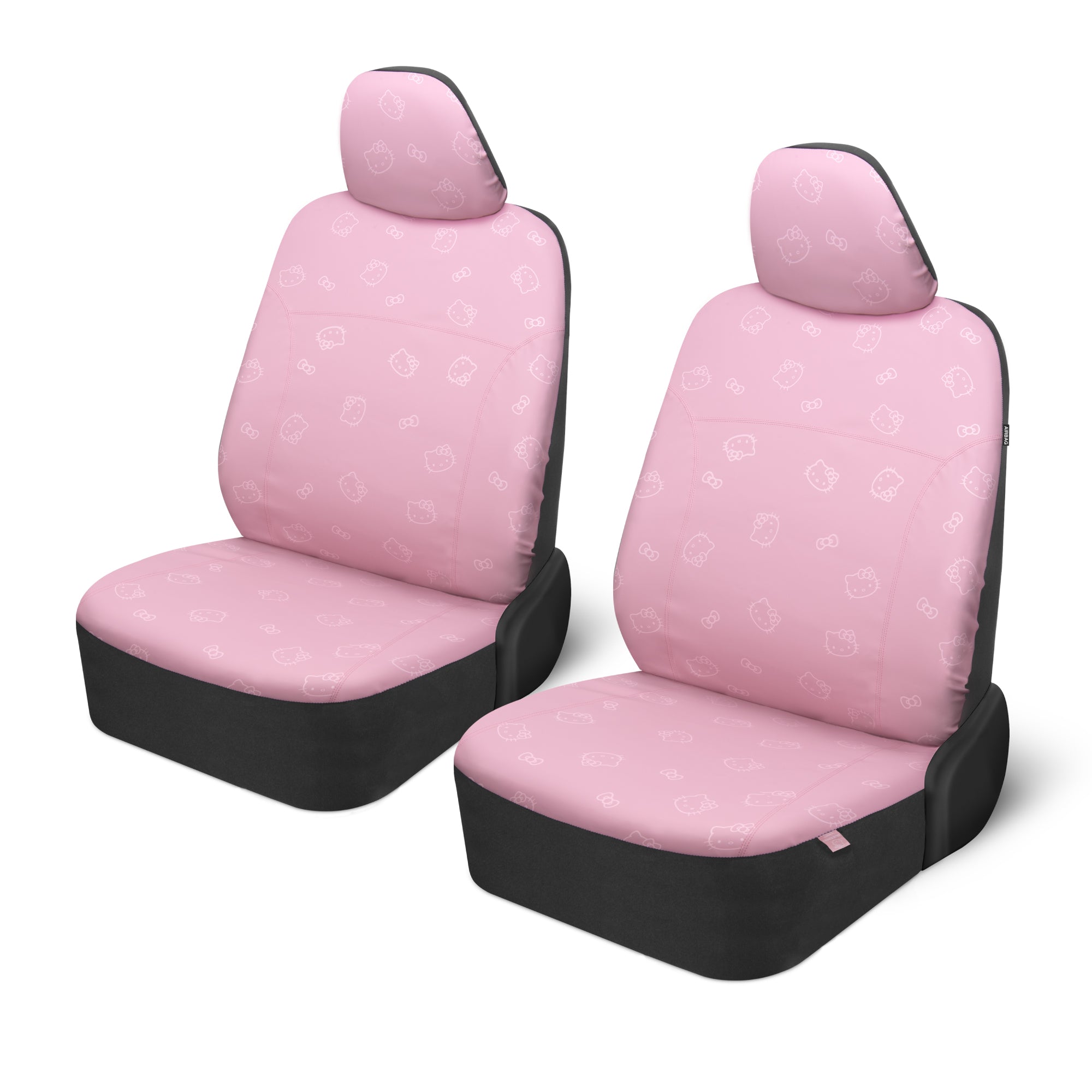 Hello Kitty Car Seat Covers - Cute Pink Seat Covers, Car Accessories Gift Hello Kitty Accessories 2pc Pink Car Seat Covers