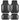 MotorTrend 4-Piece Shield Two-Tone Gloss Front Floor Mats and Rear Floor Mats - Heavy Duty, All Weather, Trim to Fit - Silver