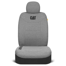 Load image into Gallery viewer, Cat® CozyBlend™ JerseyHeather Car Seat Covers Charcoal Gray Heather - Premium Jersey Fabric - Breathable Cotton Blend for Trucks SUV Automotive 2pc Front Set
