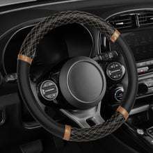 Load image into Gallery viewer, Carbella Rose Gold Quilted Steering Wheel Cover - Elegant Craft 15&quot; Steering Cover for Cars, Trucks, SUV Accessories Accent