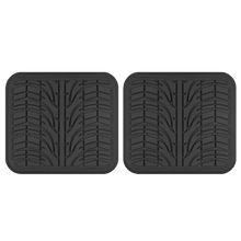 Load image into Gallery viewer, Motor Trend Grand Prix Tire Tread Rubber Car Floor Mats for Auto SUV Truck &amp; Van - All-Weather Waterproof Protection Front Seat Liners, Trim to Fit Most Vehicles