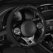 Load image into Gallery viewer, BDK BurlwoodLux Wood Grain and PU Leather Black Steering Wheel Cover - Sport Grip for Car Auto SUV Trucks