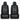 BDK 2-Pack Black Maui Front Seat Covers