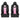 Hello Kitty Car Seat Covers - Cute and Durable Pink Front Seat Covers, Adorable Hello Kitty Design, Comfortable and Long-Lasting Polyester, Car Accessories Gift Hello Kitty Accessories 2pc Black/Pink