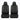 BDK 2-Pack Black Leopard Front Seat Covers