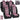 BDK 12-Piece Pink Tiger Front Seat Covers, Rear Seat Covers, Seat Belt Pads, and Steering Wheel Cover (Fits 14.5" - 15.5")