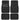 BDK 4-Piece Corduroy Front Floor Mats and Rear Floor Mats - Black