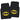 BDK WBMT-1301 Batman Carpet Car Floor Mats Black & Yellow Logo - 4 Pieces, Rubber Backing, Front & Rear Full Set