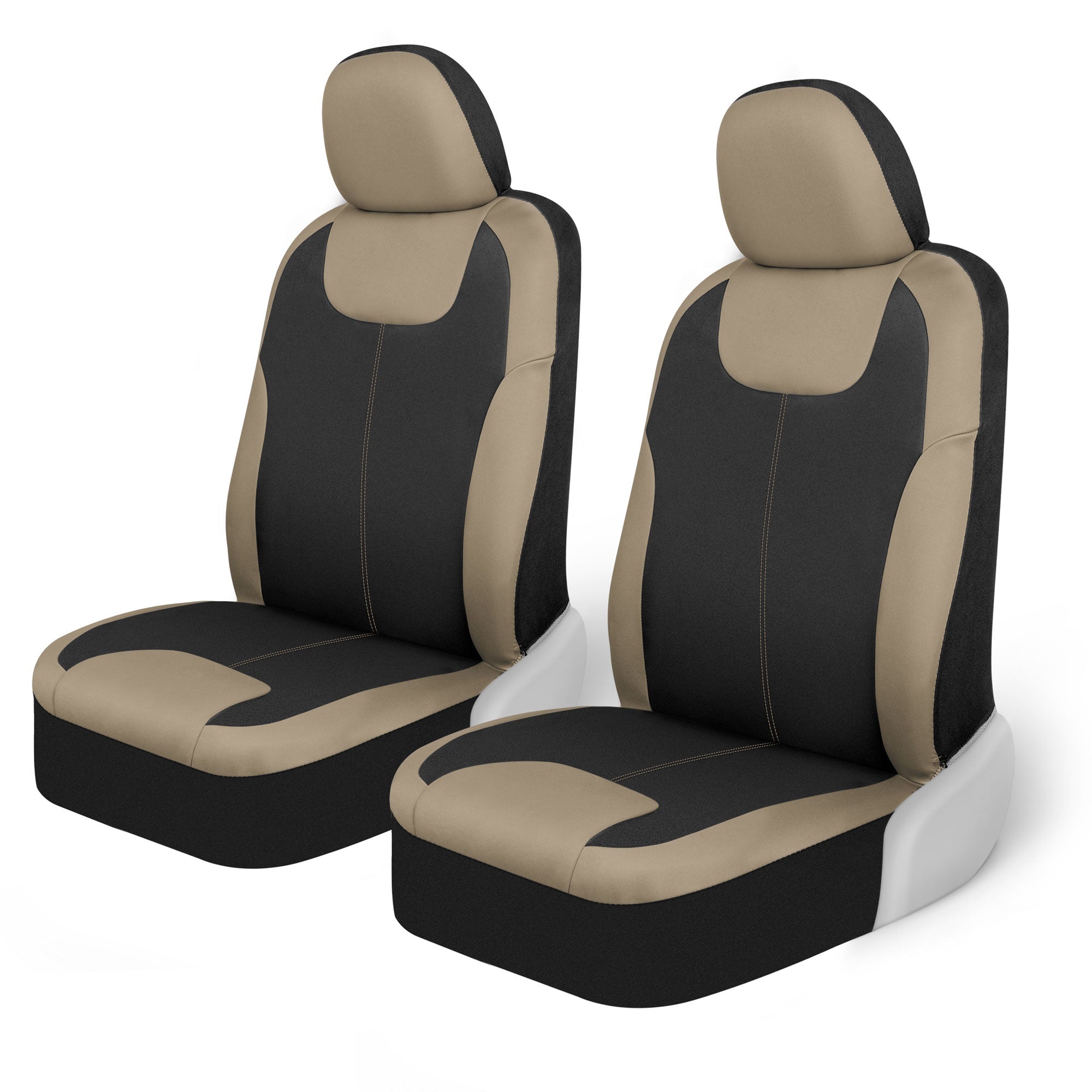 MotorTrend 2-Pack Neoprene Two-Tone Front Seat Covers