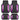 Motor Trend ChromeTech Car Floor Mats Full Set - Durable Rubber Floor Mats for Cars with Two Tone Accent, All Weather Interior Protection for Front and Rear with Non-Slip Backing, Black & Pink