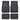 BDK 4-Piece Premium Carpet Non-Slip Heel Pad Front Floor Mats and Rear Floor Mats