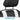 BDK 9-Piece Rome Sport Front Seat Covers and Rear Seat Covers - Black/White