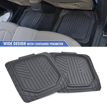 Load image into Gallery viewer, ACDelco ACMT-934-BK Deep Dish Rubber Floor Mats - Heavy Duty Performance for Car, Truck, SUV - 4-Piece Set - Thick, Odorless &amp; All Weather, Black, 1 Pack