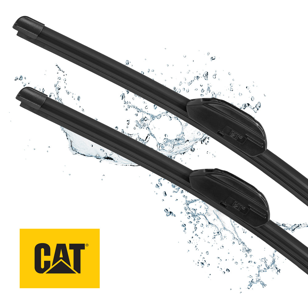 CAT All Season Heavy Duty Windshield Wiper Blades - Ultra Strong/Extra Durable for Trucks, Vans, Pickups, and SUVs - Crystal-Clear, Streak-Free, Silent (20 Inches (1 Piece))