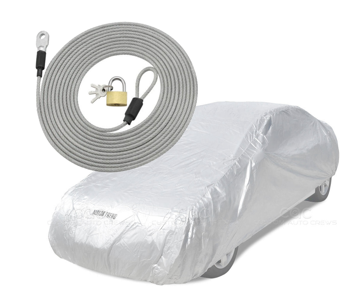 Stainless Steel Car Cover Lock & Cable