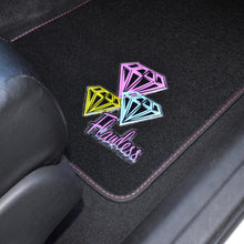 Load image into Gallery viewer, Flawless Diamonds Embossed Carpet Car Floor Mats - 4pc Set - Art &amp; Design Series