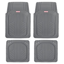 Load image into Gallery viewer, Motor Trend MT-934-BG Beige Deep Dish Rubber Floor Mats, Front &amp; Rear for Car Truck &amp; SUV, Thick Heavy Duty Performance, Custom Trimmable, Odorless All Weather Set