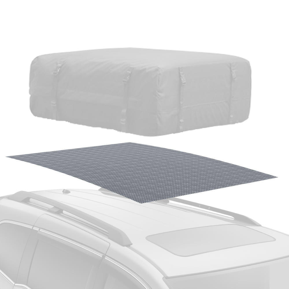 BDK Anti-Slip Rooftop Cargo Mat Protective Liner for Roof Cargo Bags - Rubber Grip Non-Adhesive Scratch-Proof Cushioned Layer (RM-001), Cargo Liner