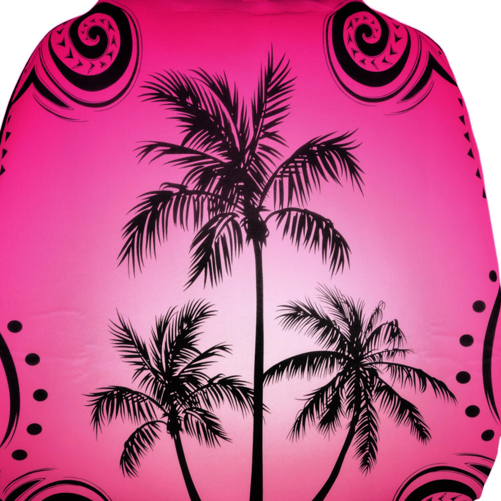 BDK Pink Palm Tree Design Seat Covers for Car & SUV - Universal Fit Car Auto Accessory