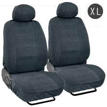 Load image into Gallery viewer, BDK Black Car Seat Covers Full Cloth XL Size Encore Style 4 pc Premium New