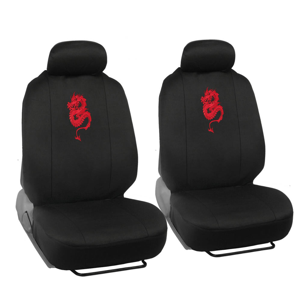BDK Original Licensed Design Dragon Full Set 9 Pc Seat Covers for CAR SUV VAN