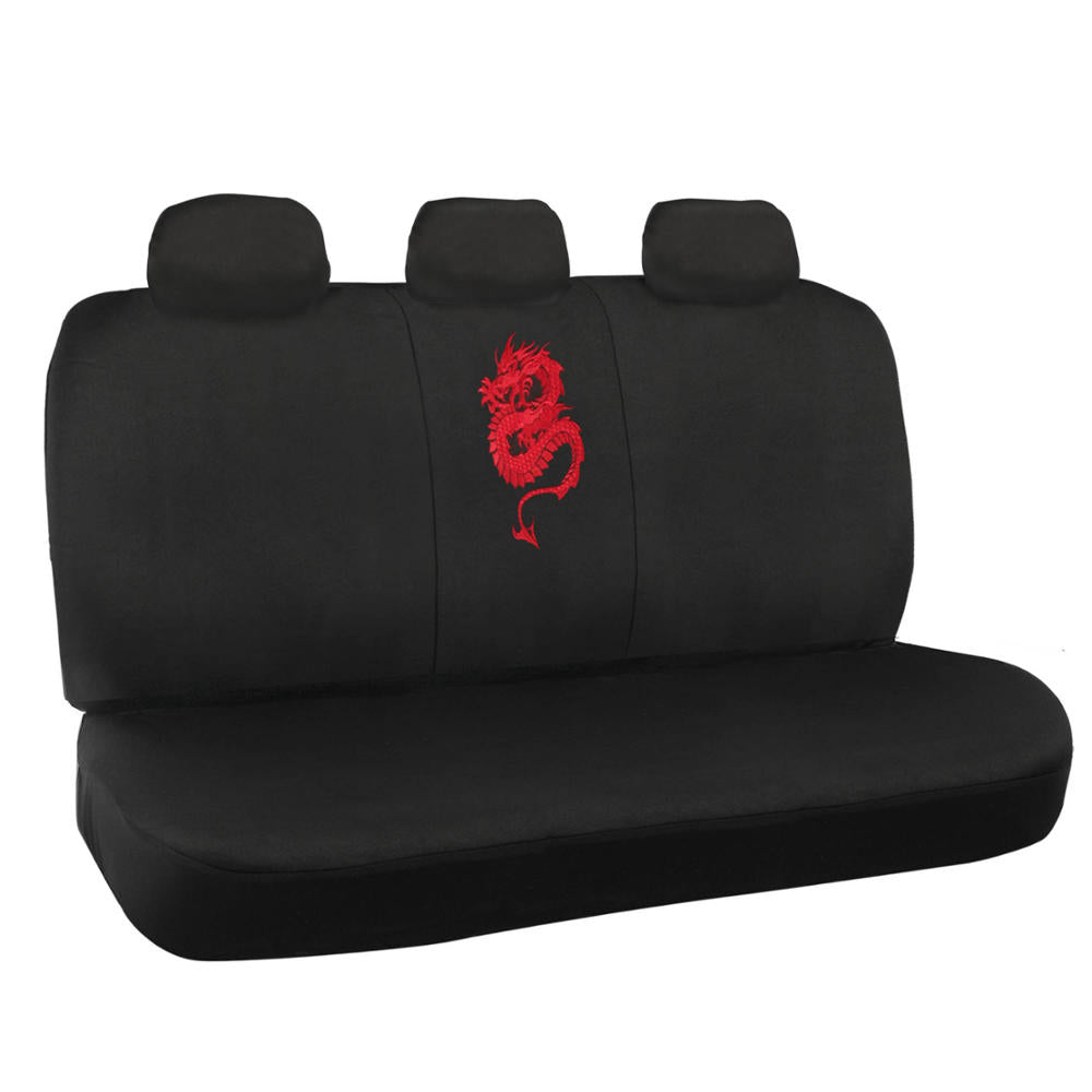 BDK Original Licensed Design Dragon Full Set 9 Pc Seat Covers for CAR SUV VAN